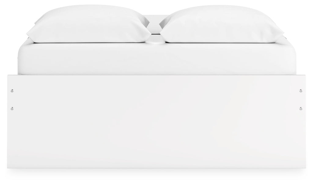 Onita White Queen Platform Bed
