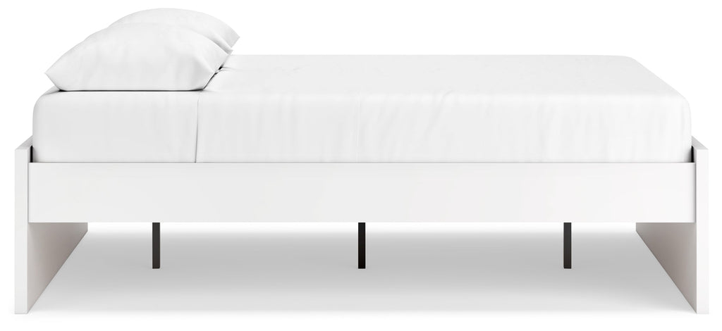 Onita White Queen Platform Bed