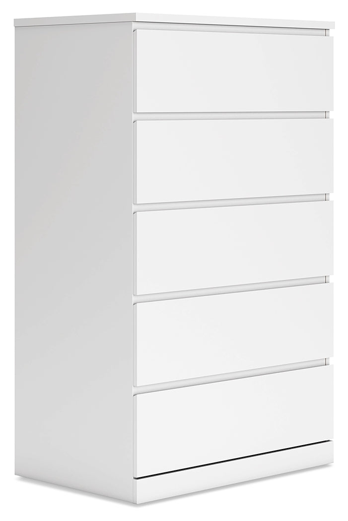 Onita White Queen Storage Bed, Chest and Nightstand