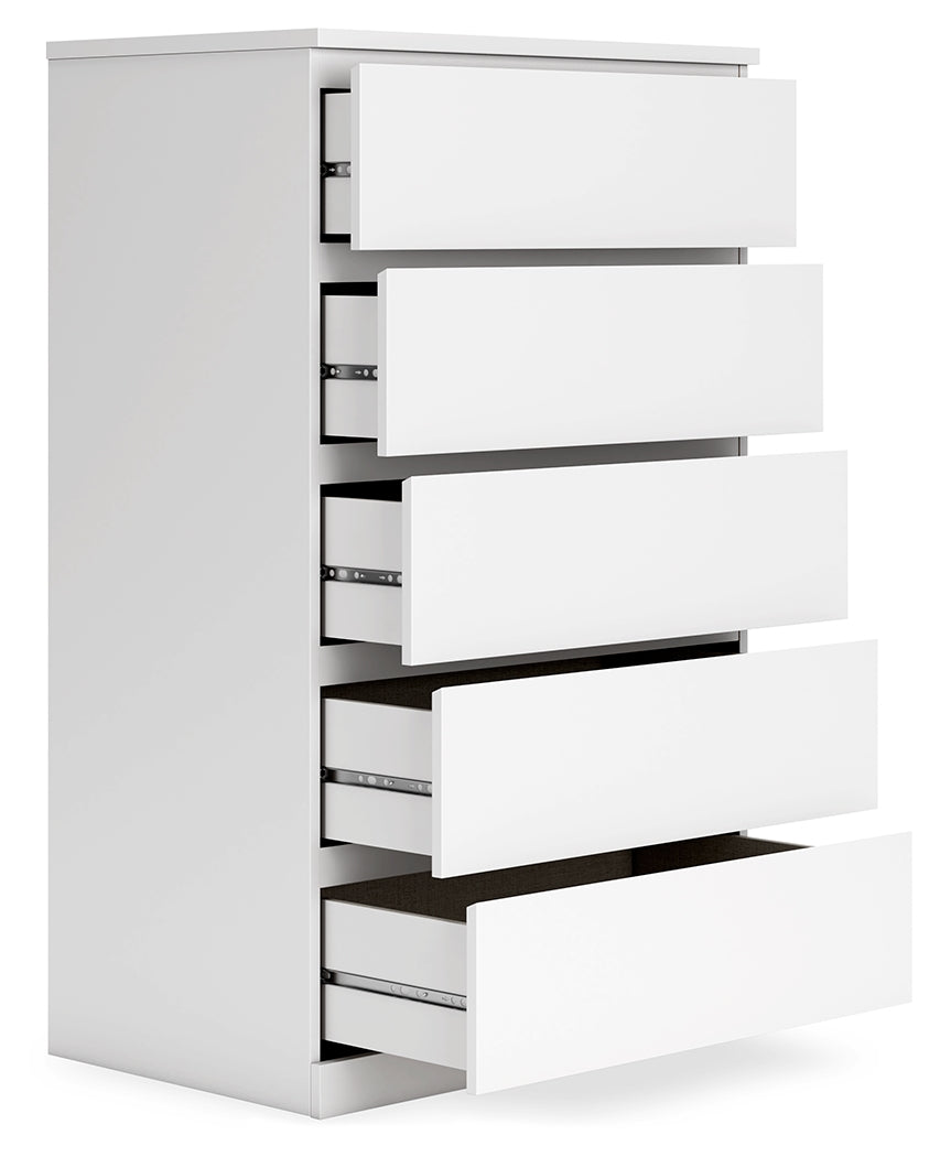 Onita White Queen Storage Bed, Chest and Nightstand