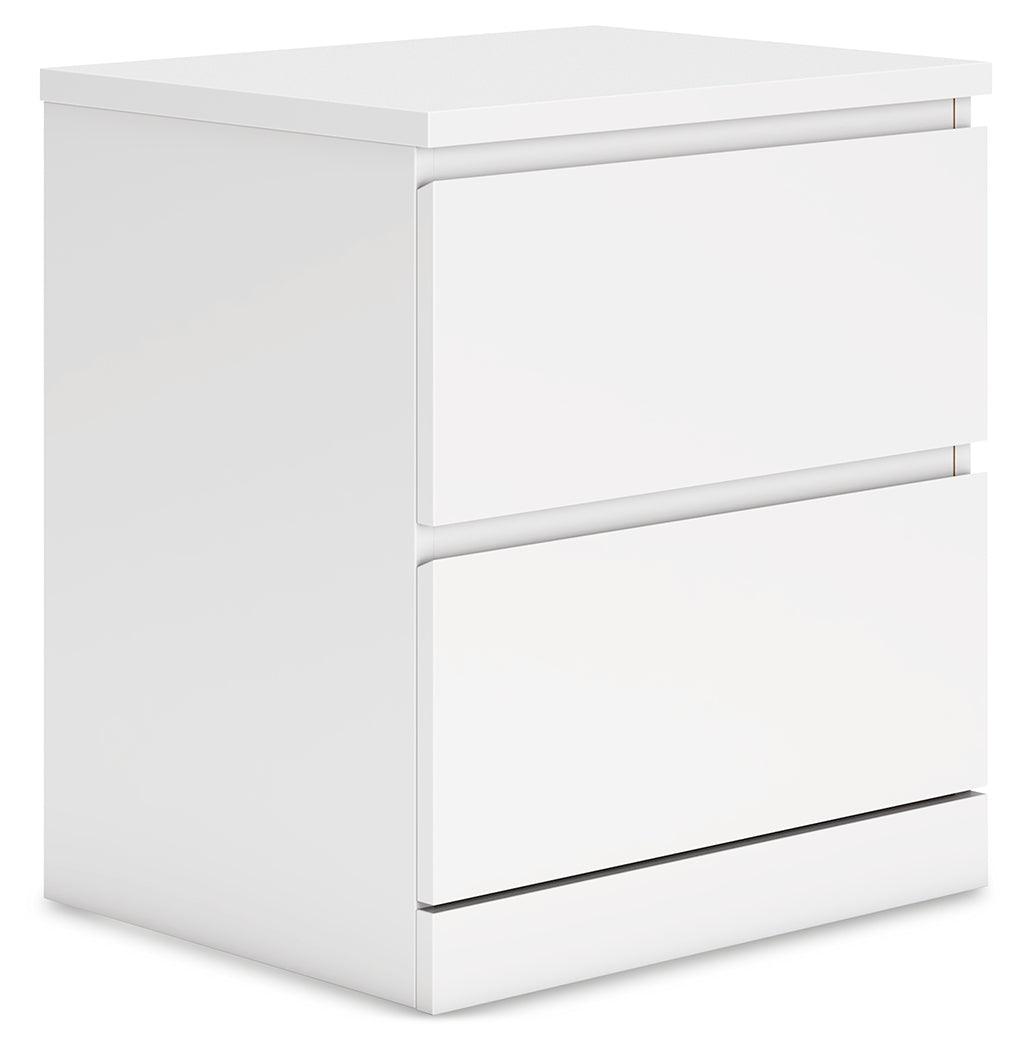 Onita White Queen Storage Bed, Chest and Nightstand