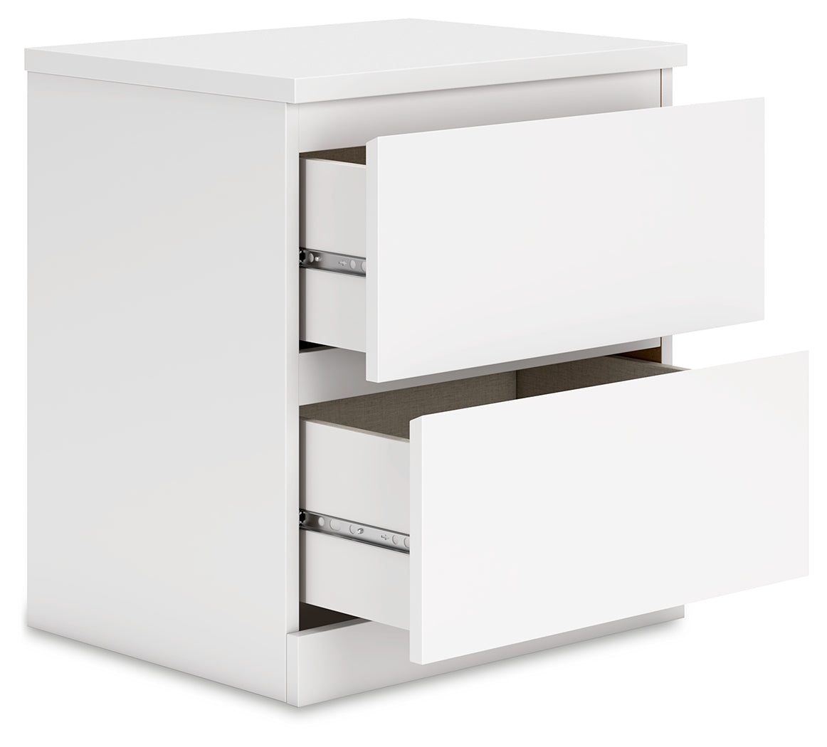 Onita White Queen Storage Bed, Chest and Nightstand