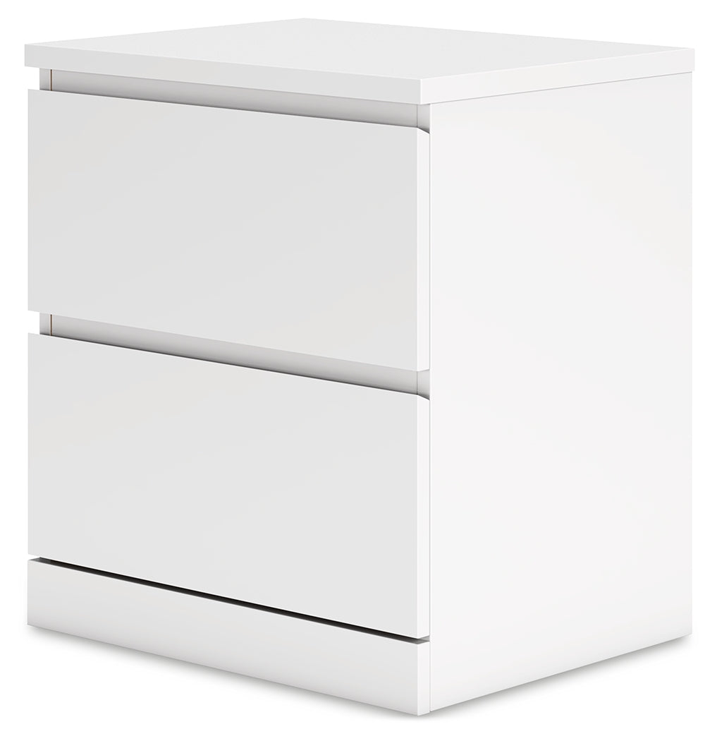 Onita White Queen Storage Bed, Chest and Nightstand