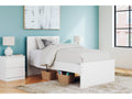 Onita White Twin Panel Platform Youth Bed