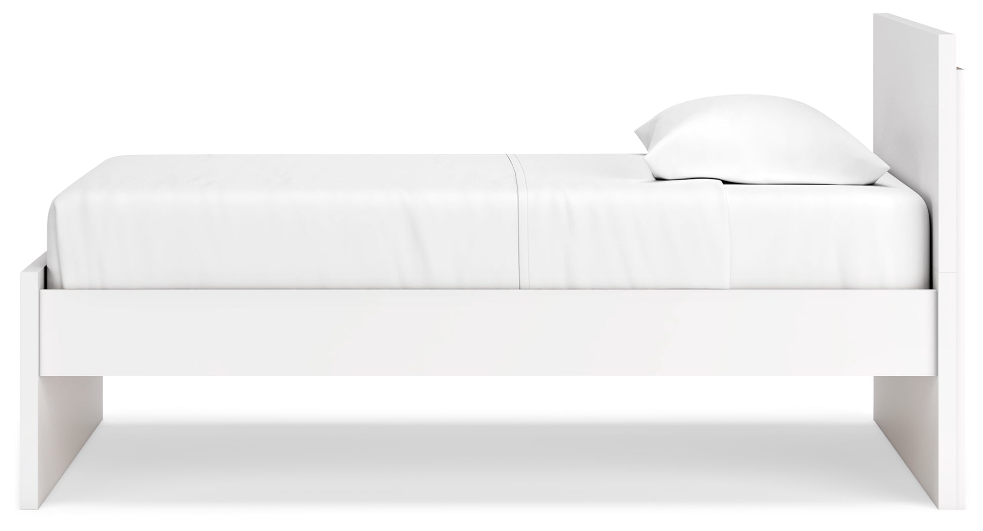 Onita White Twin Panel Platform Youth Bed
