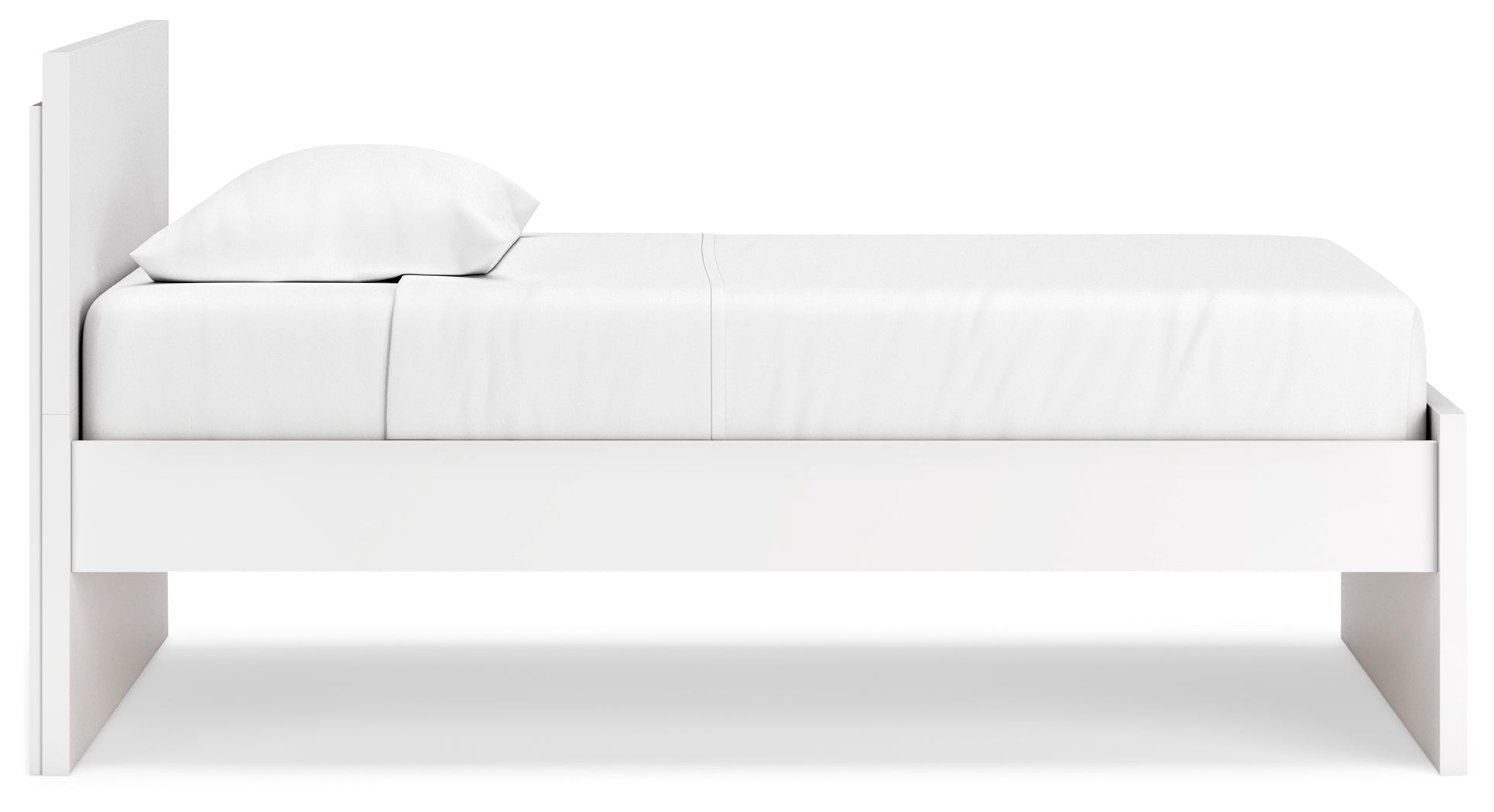 Onita White Twin Panel Platform Youth Bed