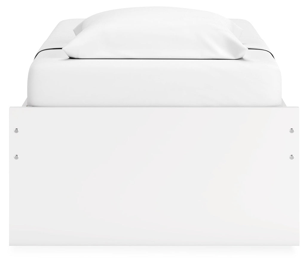 Onita White Twin Platform Youth Bed