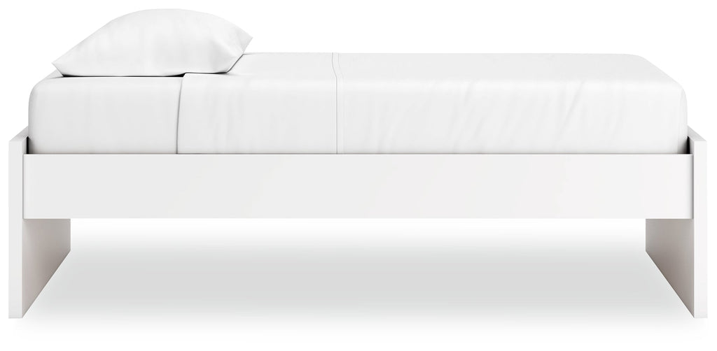 Onita White Twin Platform Youth Bed