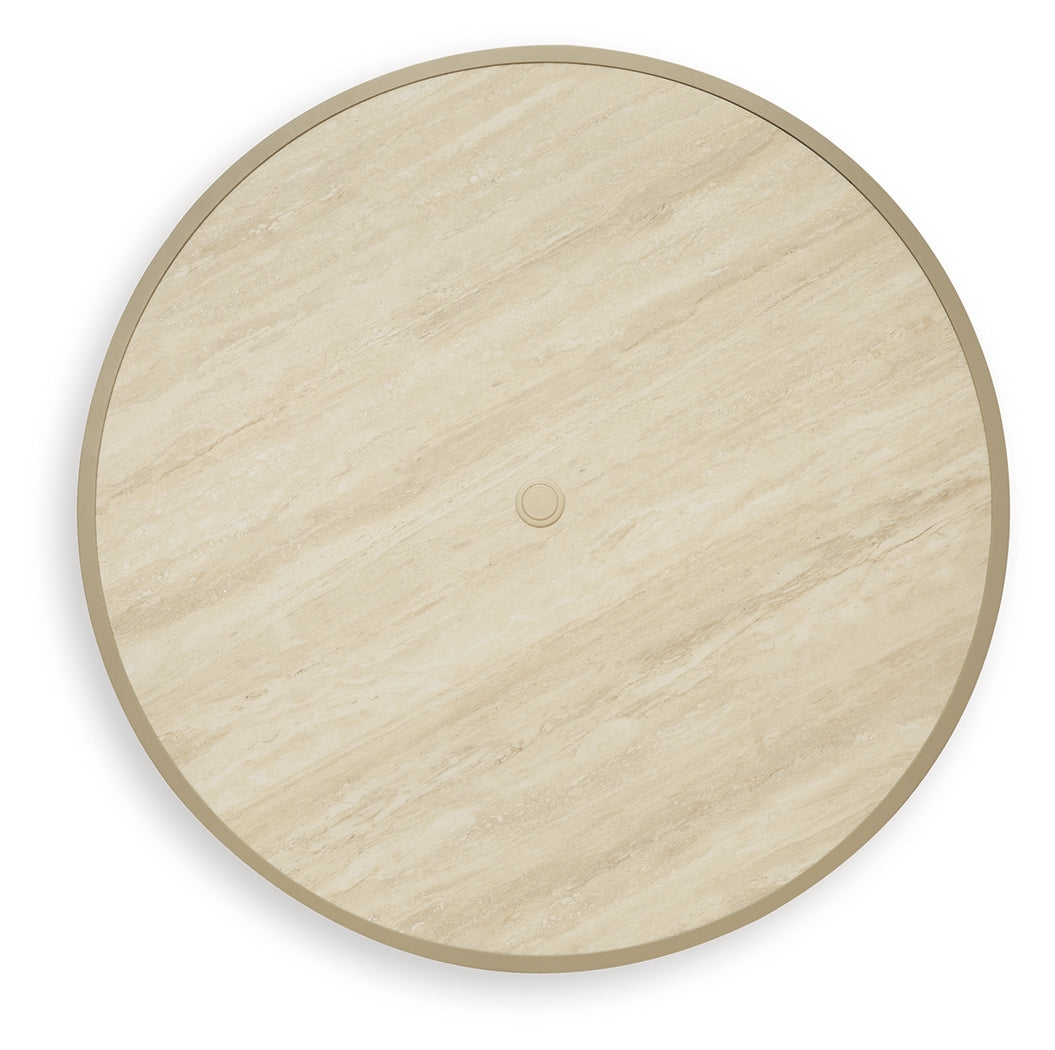 Orchard Beach Beige Outdoor Dining Table