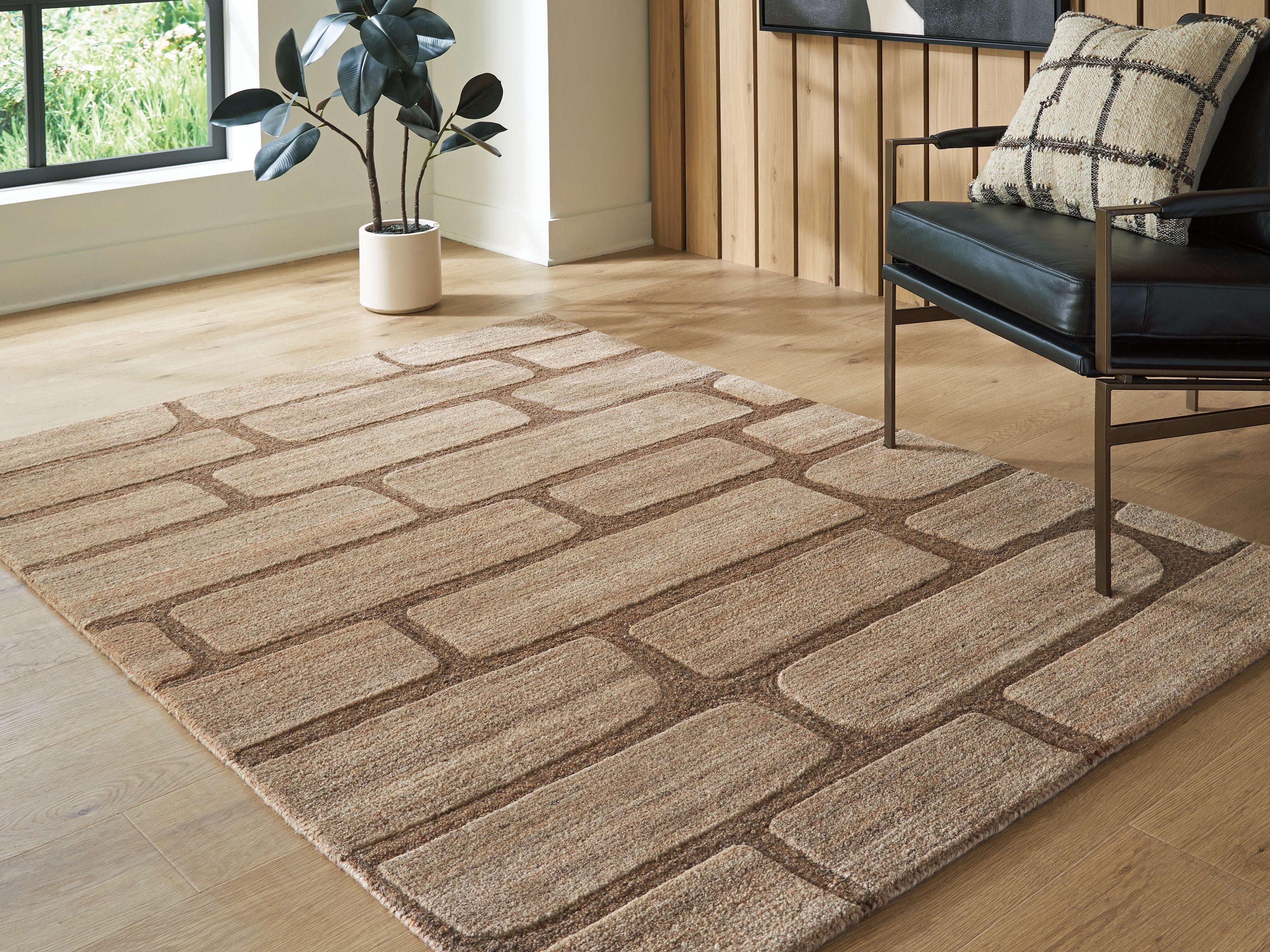 Orest Brown Medium Rug