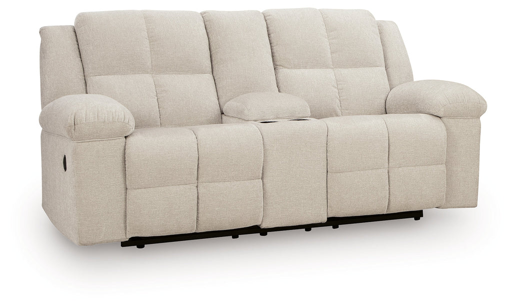 Orlen Winter Reclining Loveseat with Console