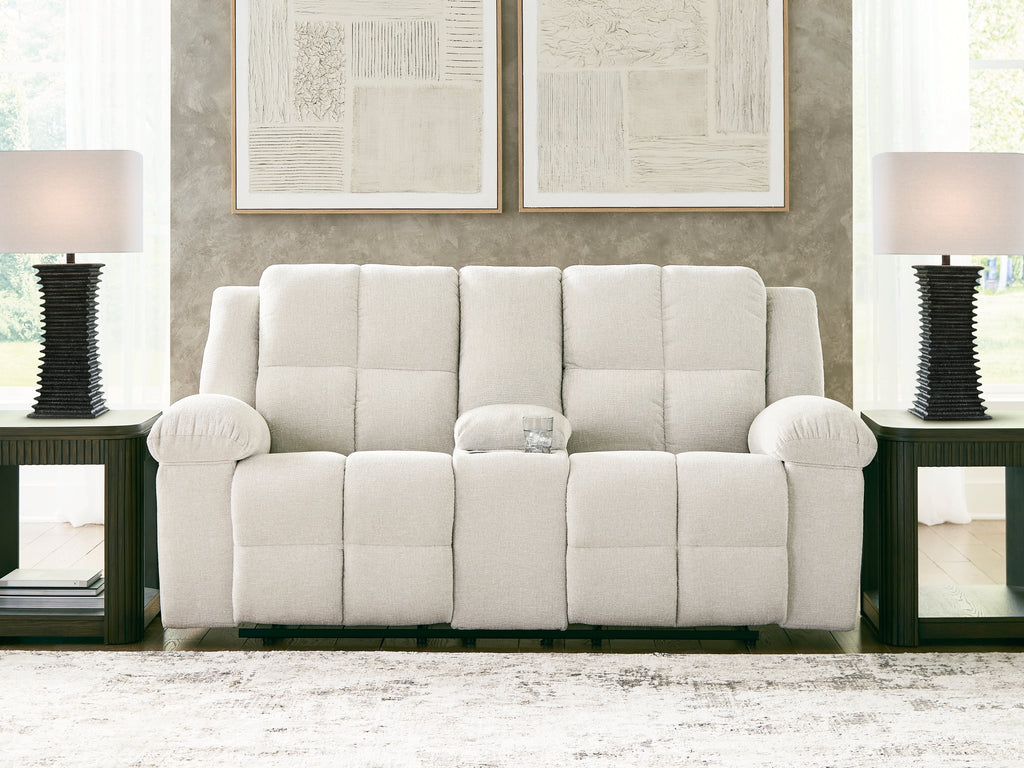 Orlen Winter Reclining Loveseat with Console