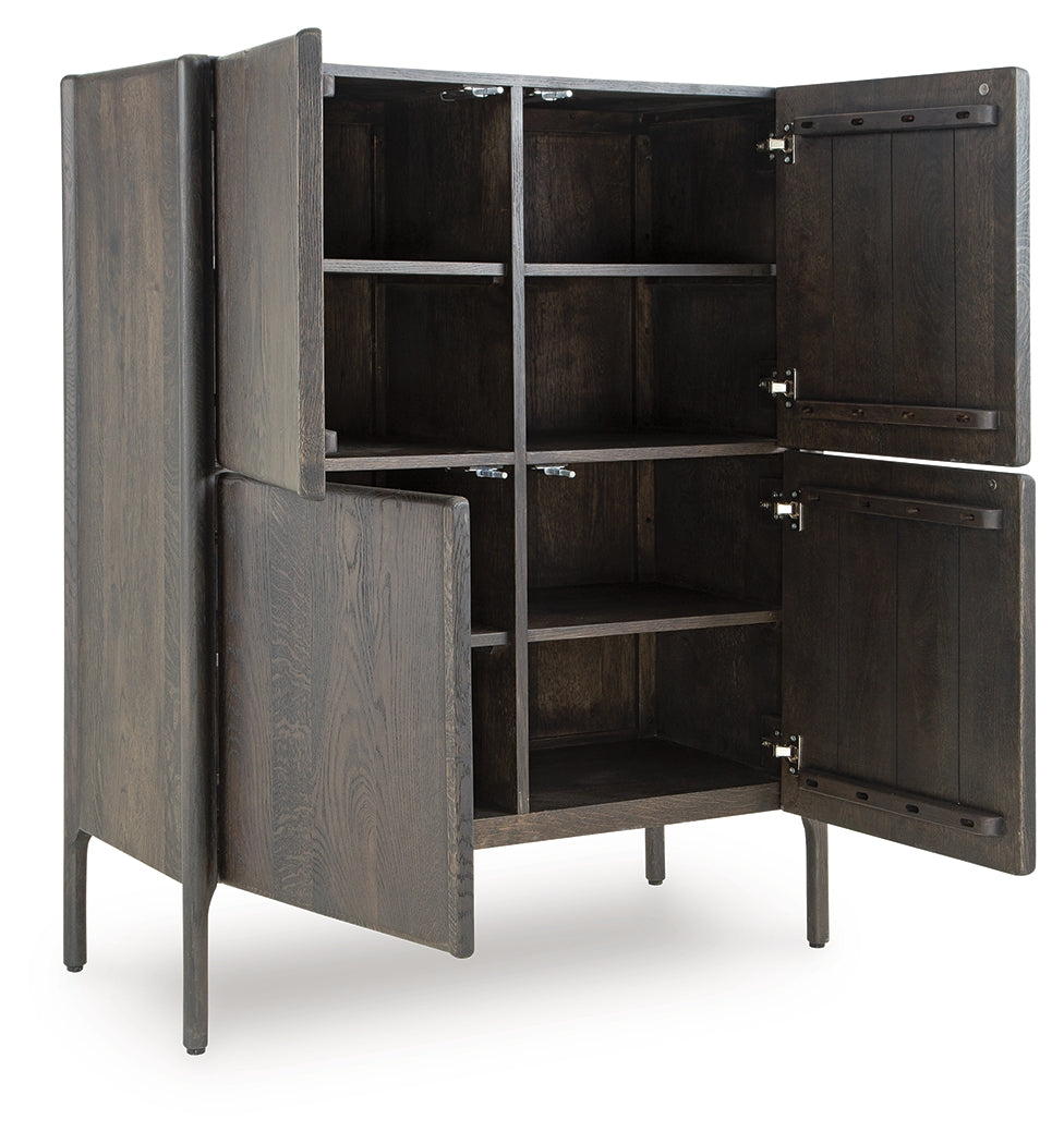Orsonal Espresso Brown Accent Cabinet