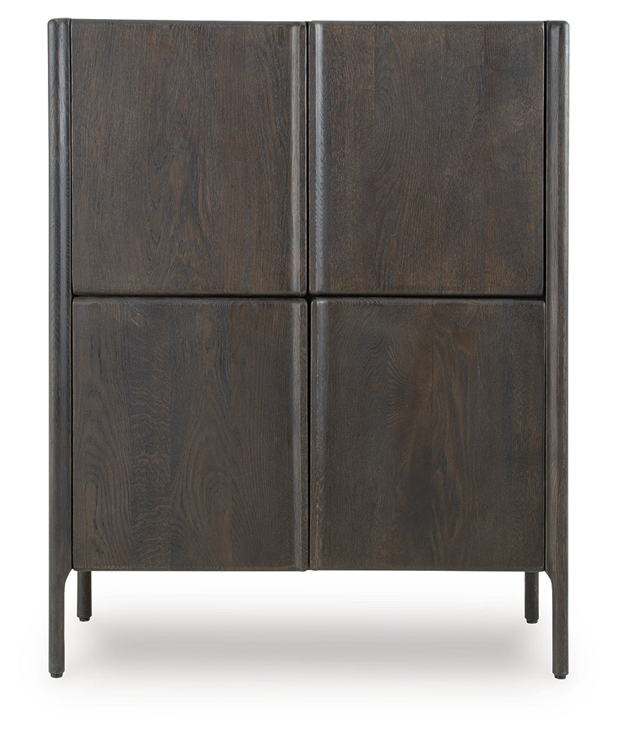 Orsonal Espresso Brown Accent Cabinet