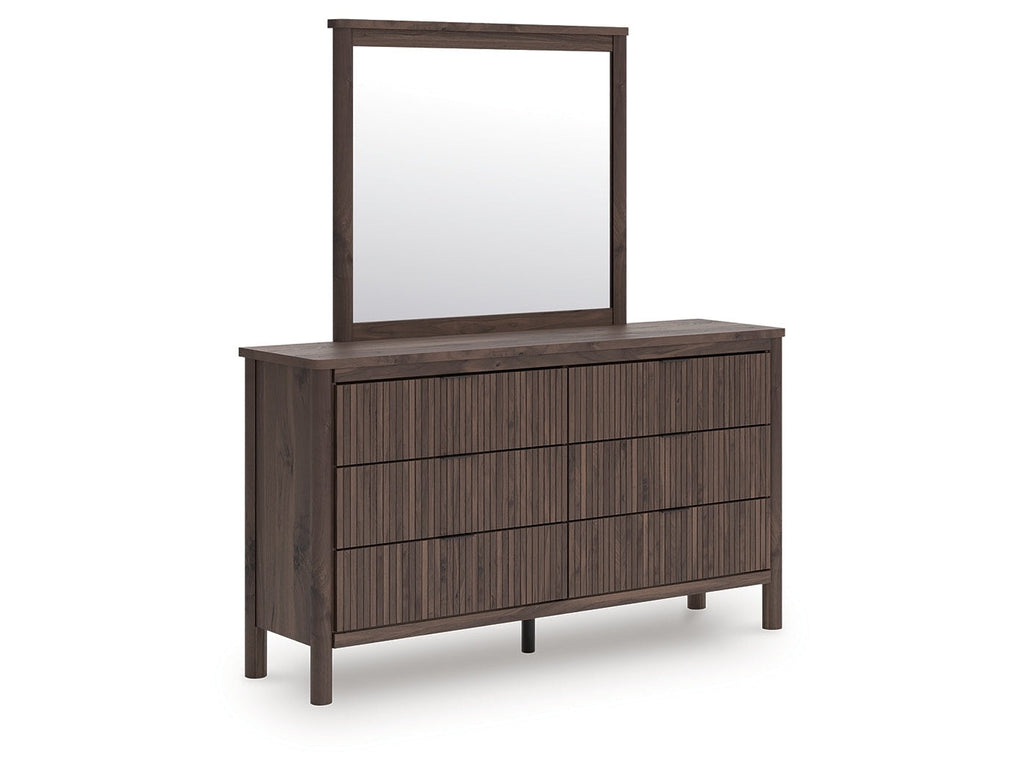 Pamytta Brown Dresser and Mirror