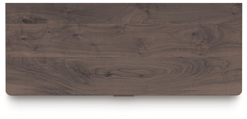 Pamytta Brown Five Drawer Wide Chest