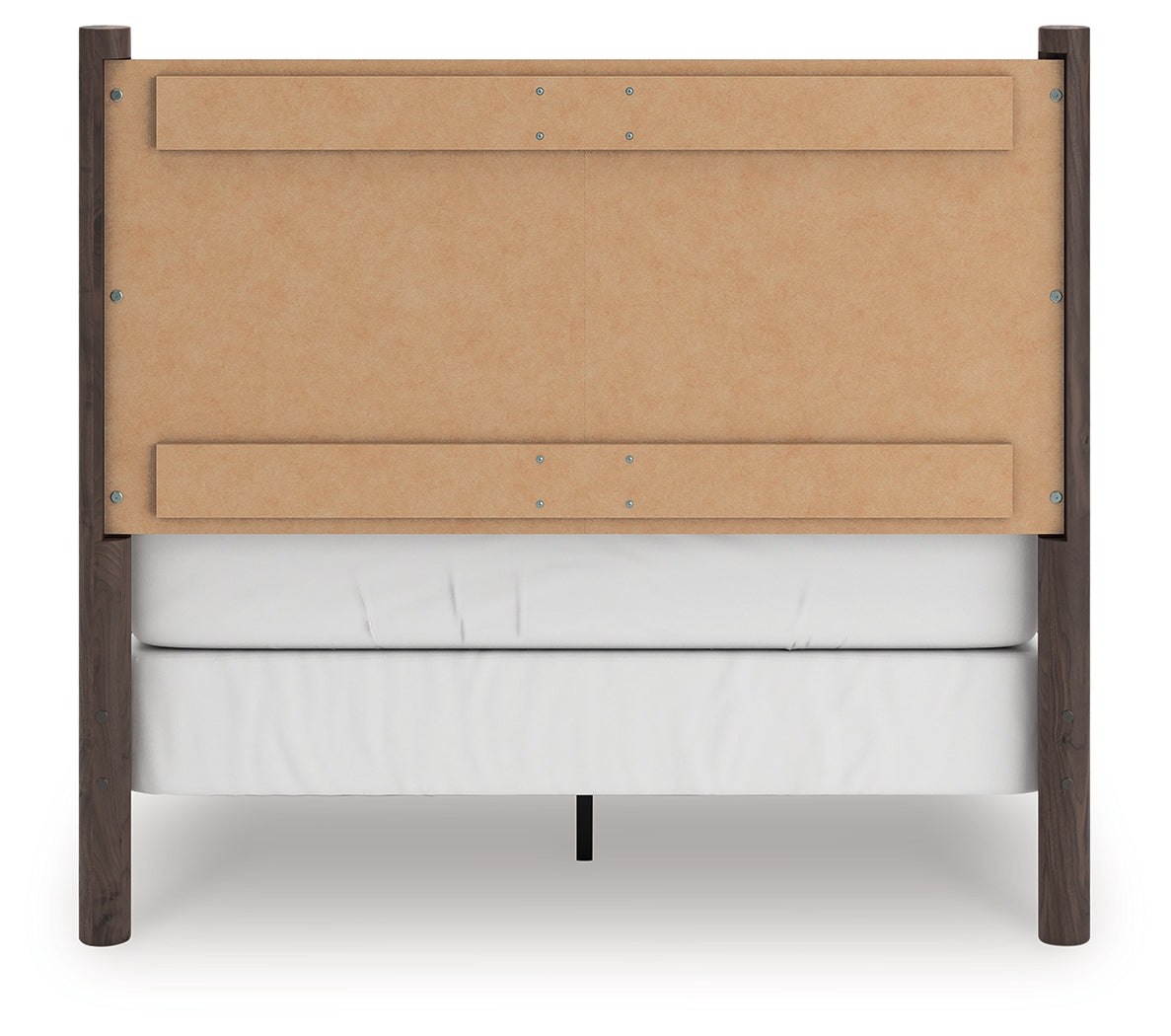 Pamytta Brown Full Panel Bed, Dresser and Mirror