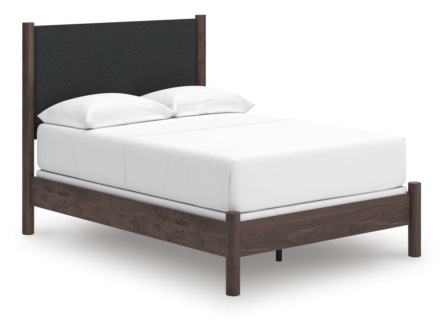 Pamytta Brown Full Upholstered Panel Bed