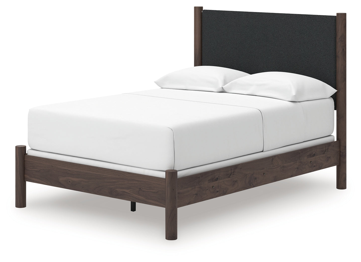 Pamytta Brown Full Upholstered Panel Bed