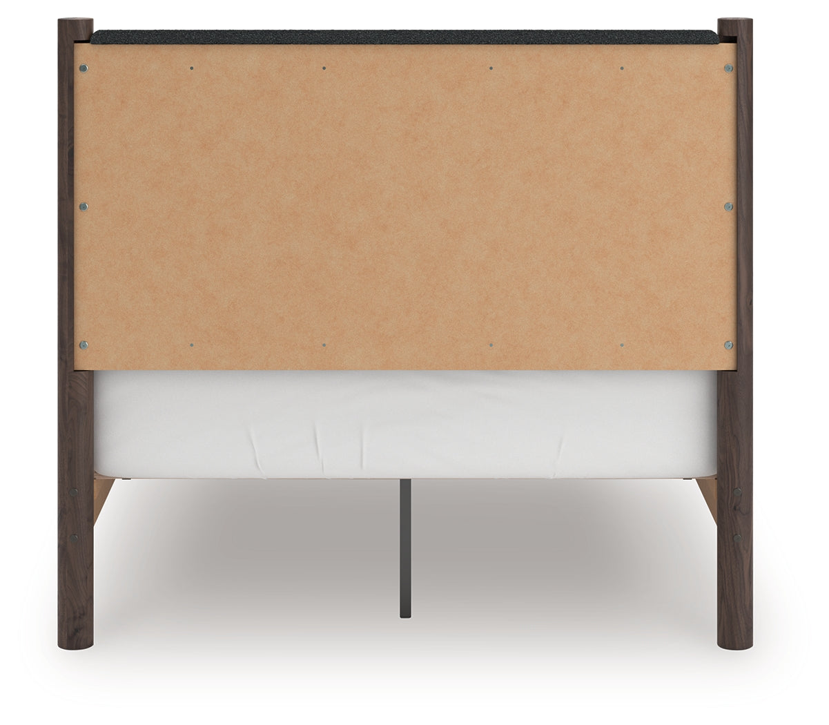 Pamytta Brown Full Upholstered Panel Platform Bed