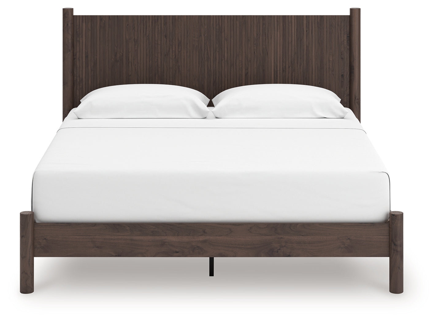 Pamytta Brown King Panel Platform Bed