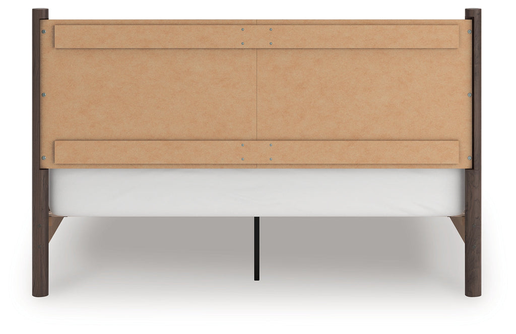 Pamytta Brown King Panel Platform Bed