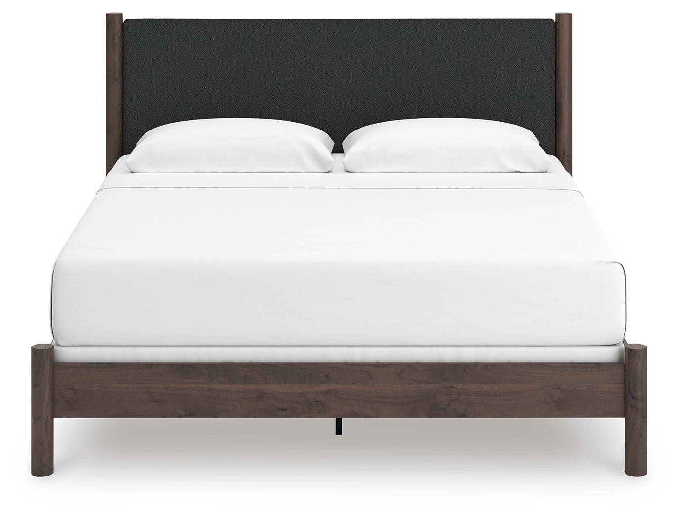 Pamytta Brown King Upholstered Panel Bed