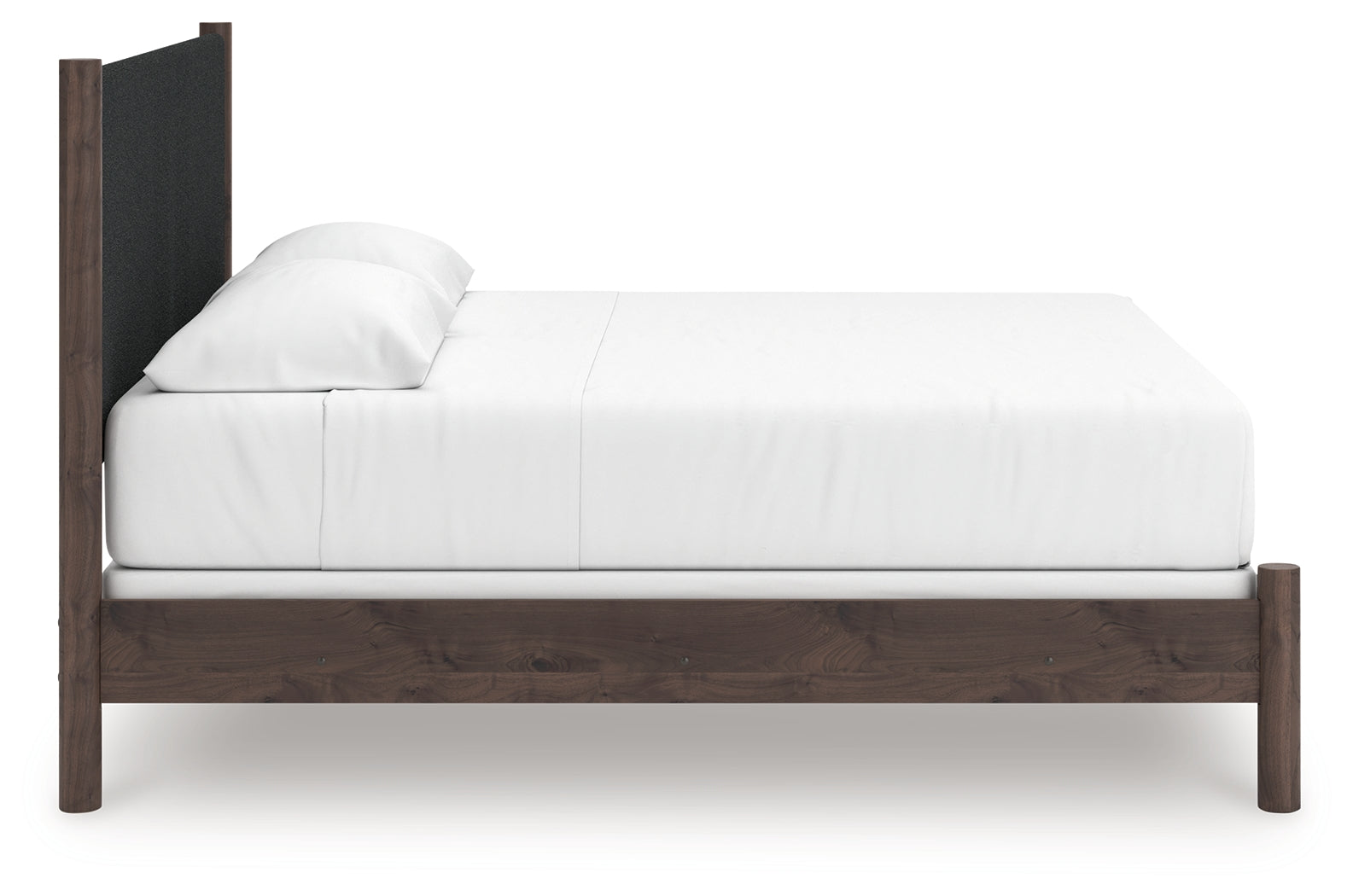 Pamytta Brown King Upholstered Panel Bed
