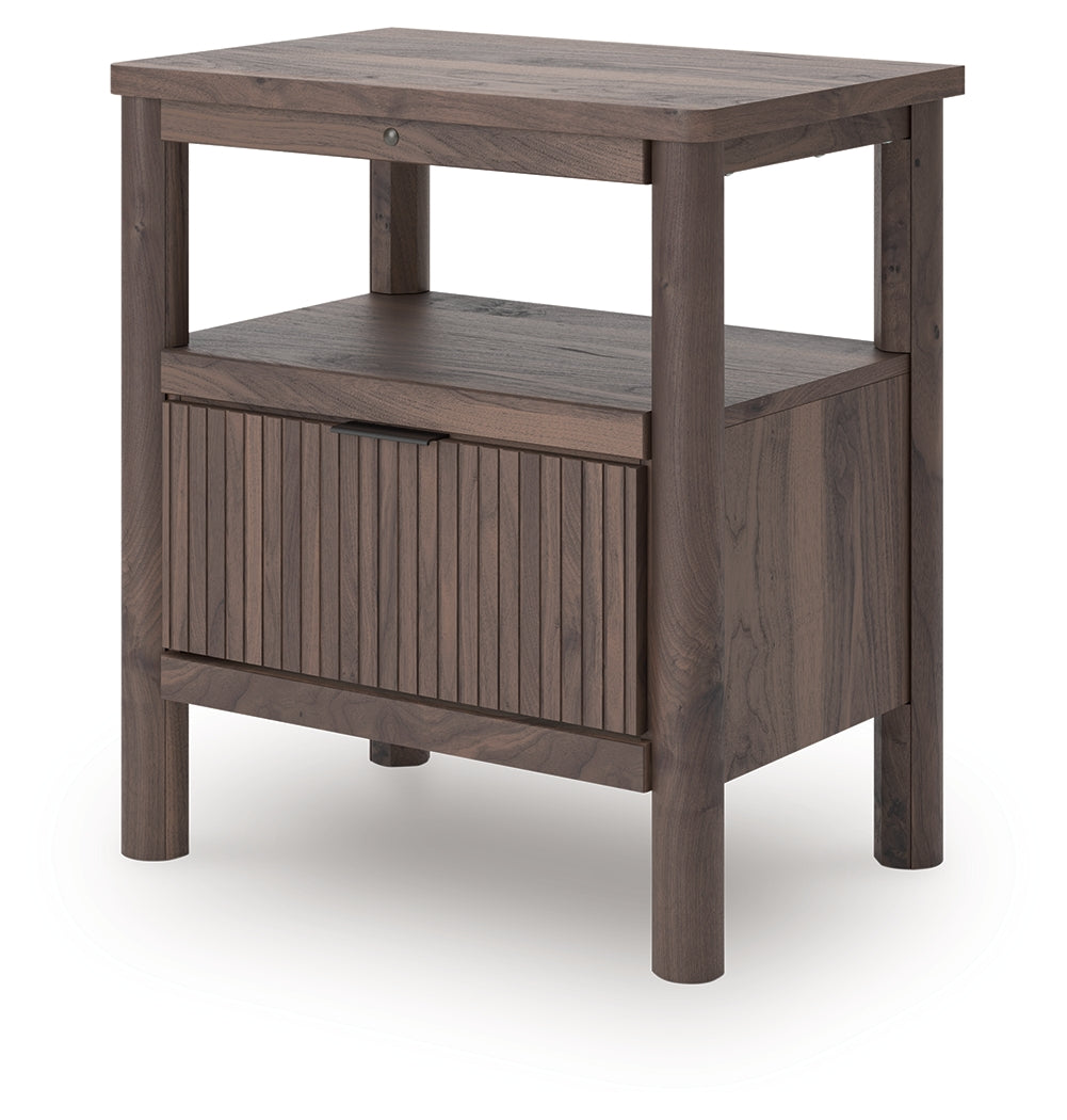 Pamytta Brown One Drawer Night Stand