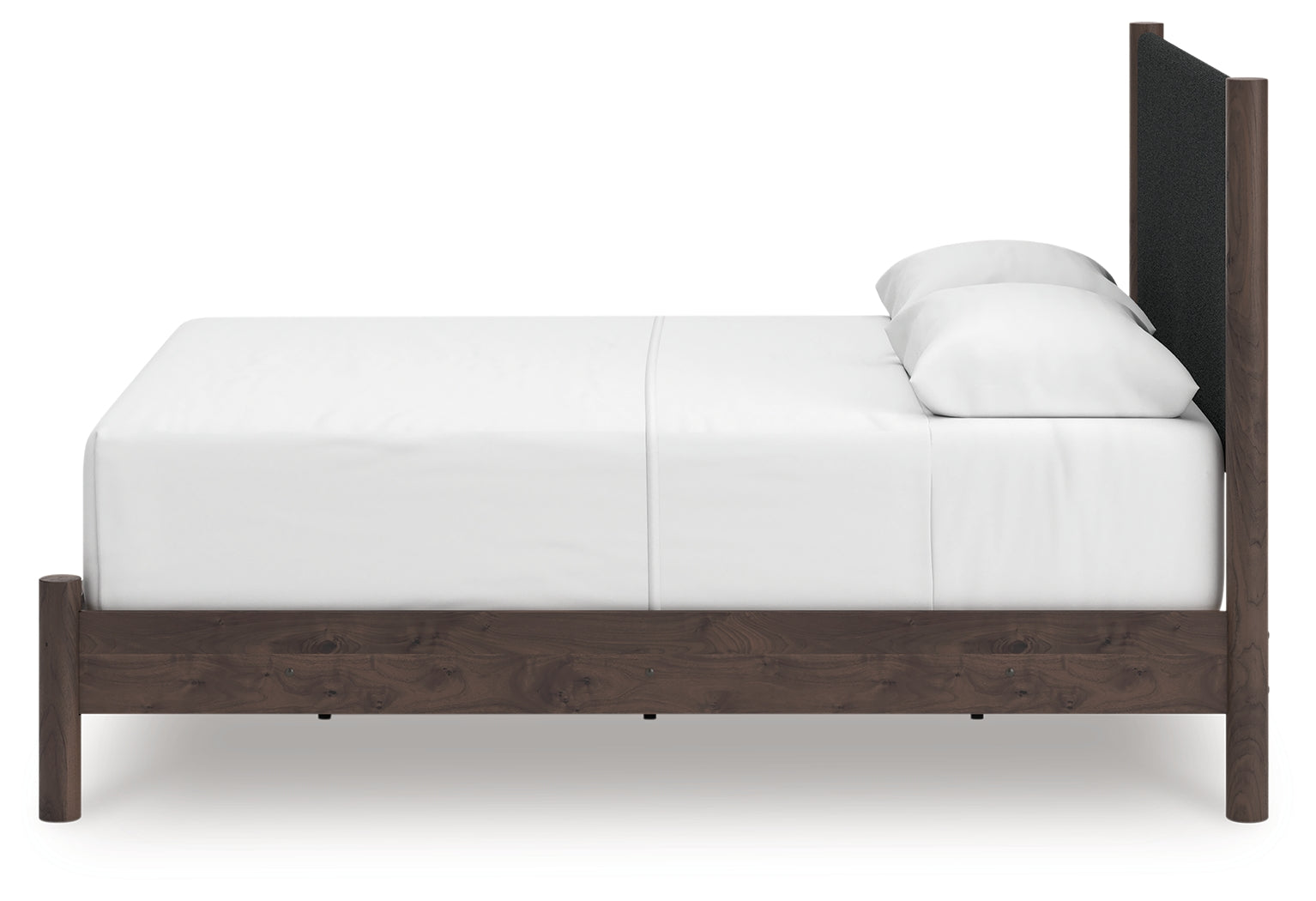 Pamytta Brown Queen Upholstered Panel Bed