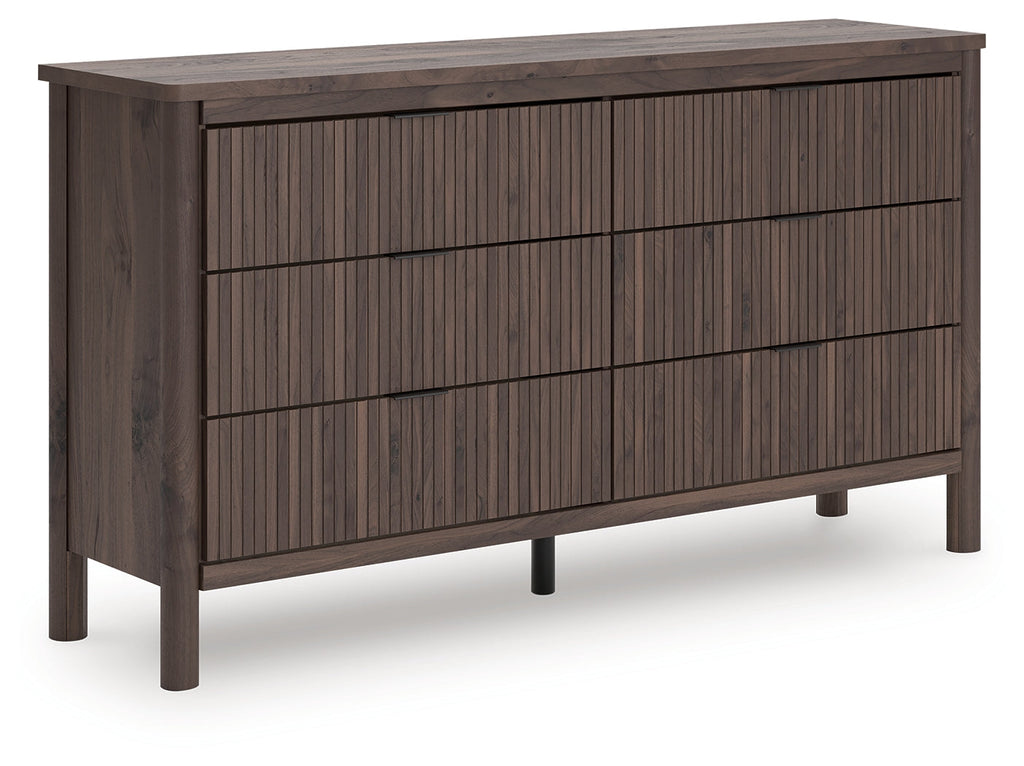 Pamytta Brown Six Drawer Dresser