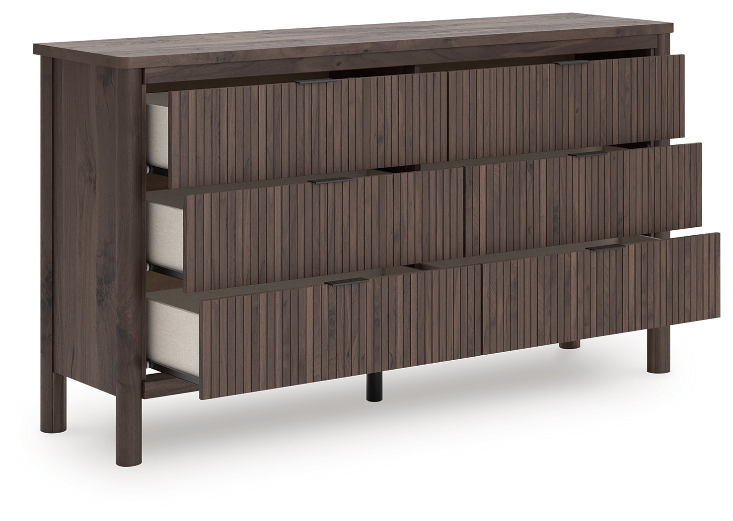 Pamytta Brown Six Drawer Dresser