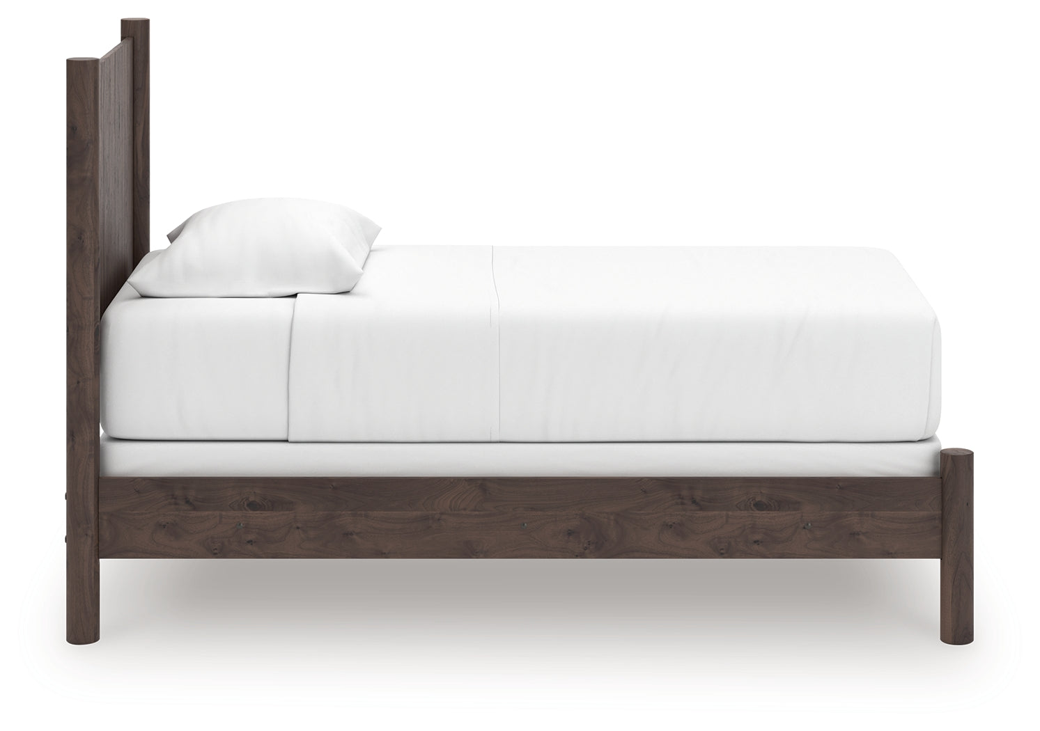 Pamytta Brown Twin Panel Bed, Dresser and Mirror