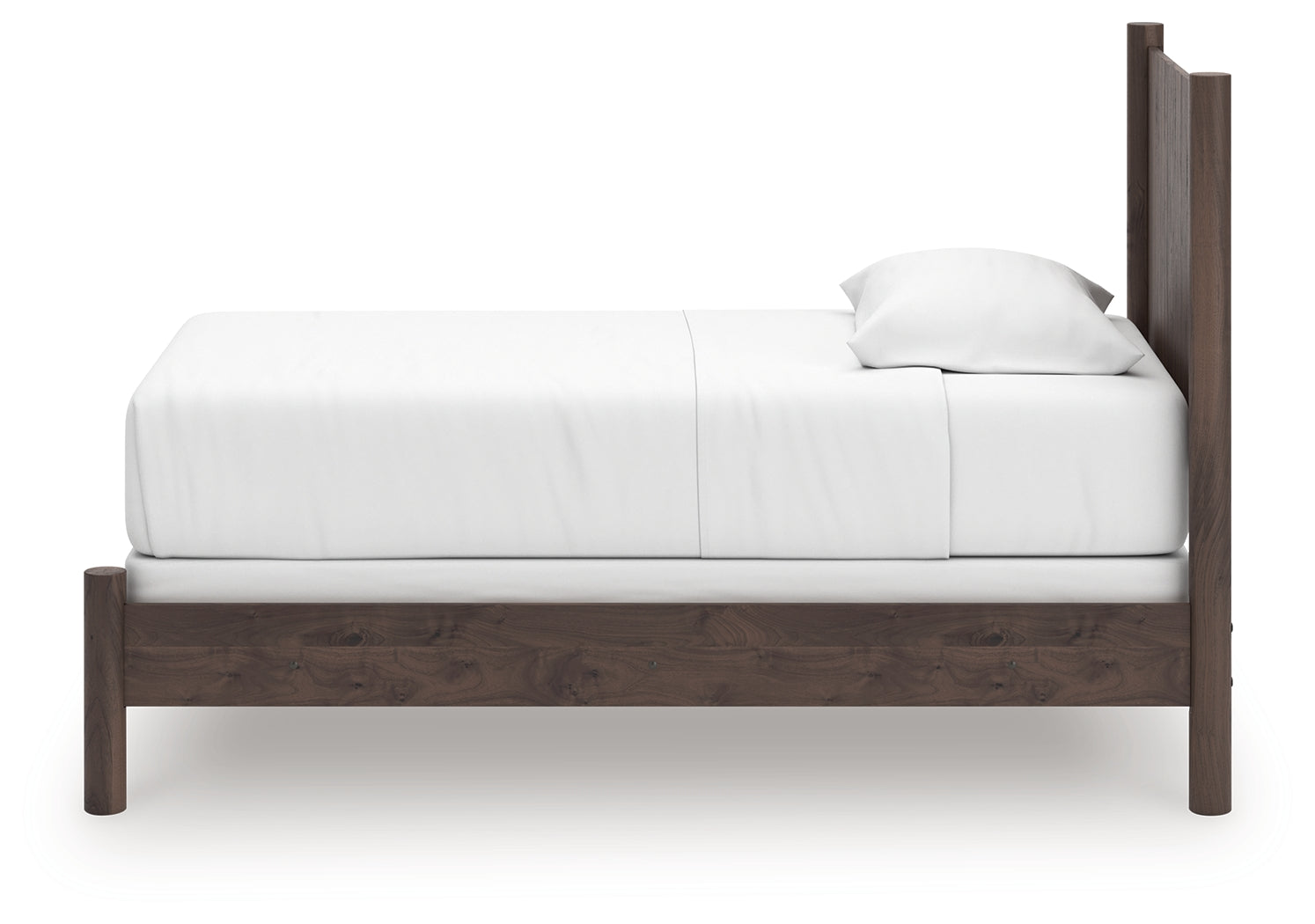 Pamytta Brown Twin Panel Bed, Dresser and Mirror
