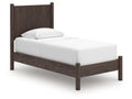 Pamytta Brown Twin Panel Platform Bed