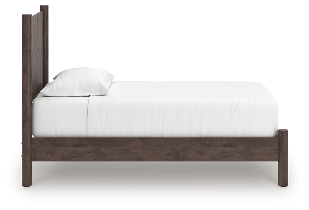 Pamytta Brown Twin Panel Platform Bed