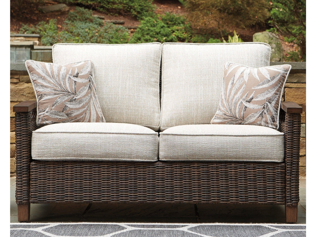 Paradise Trail Outdoor Loveseat w/ Cushion