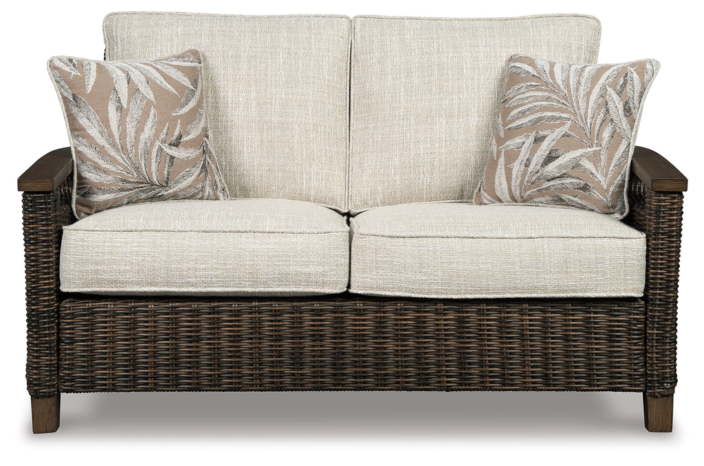 Paradise Trail Outdoor Loveseat w/ Cushion