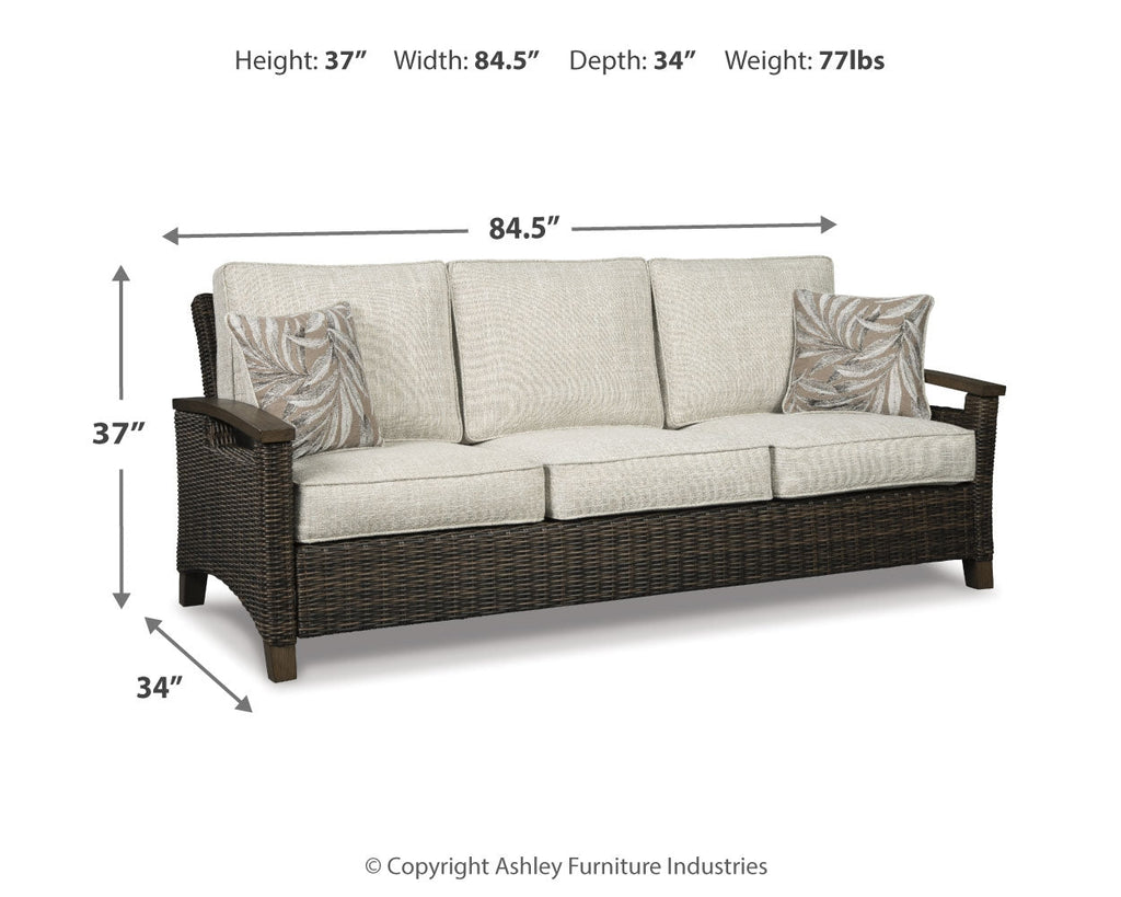 Paradise Trail Outdoor Sofa w/ Cushion