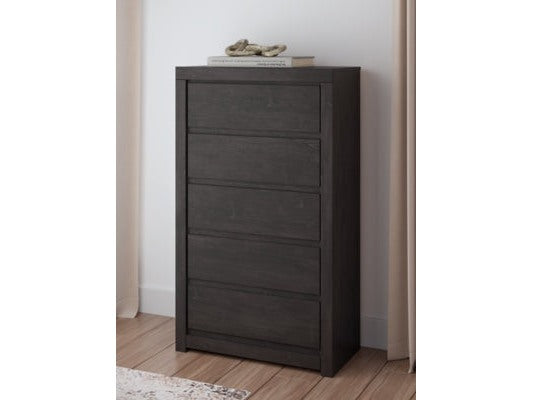 Parlayon Charcoal 32" 5 Drawer Chest of Drawers