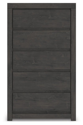 Parlayon Charcoal 32" 5 Drawer Chest of Drawers