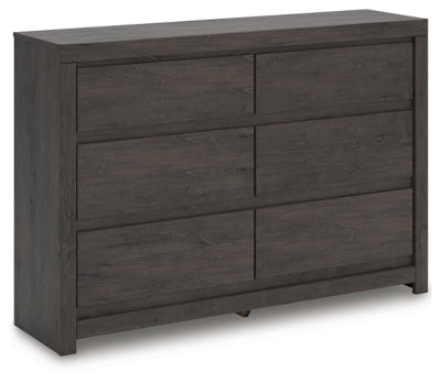 Parlayon Charcoal 6 Drawer Dresser