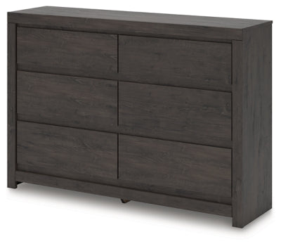 Parlayon Charcoal 6 Drawer Dresser