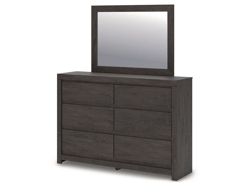 Parlayon Charcoal Dresser & Mirror