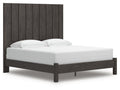 Parlayon Charcoal King Panel Bed