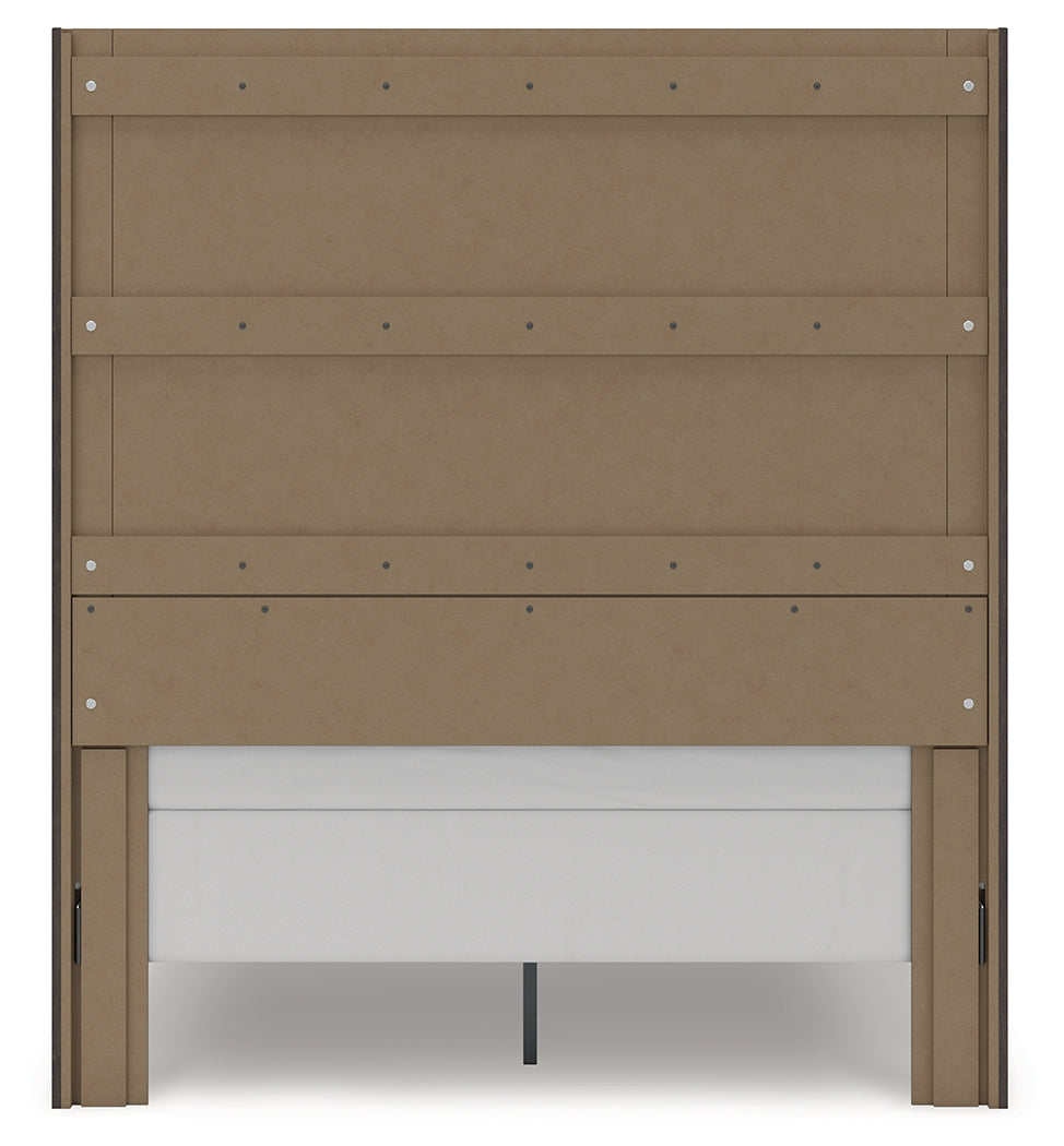 Parlayon Charcoal Queen Panel Storage Bed