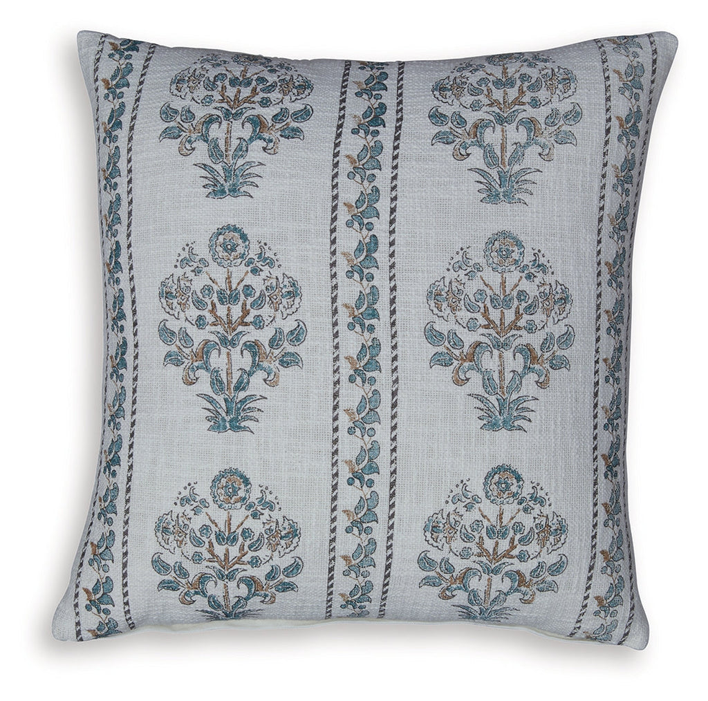 Paulmour Ivory/Green/Brown Pillow