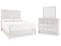 Paxberry King Panel Bedroom Set with Dresser and Mirror