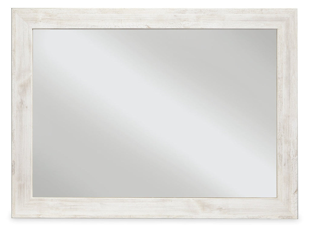 Paxberry Whitewash Bedroom Mirror