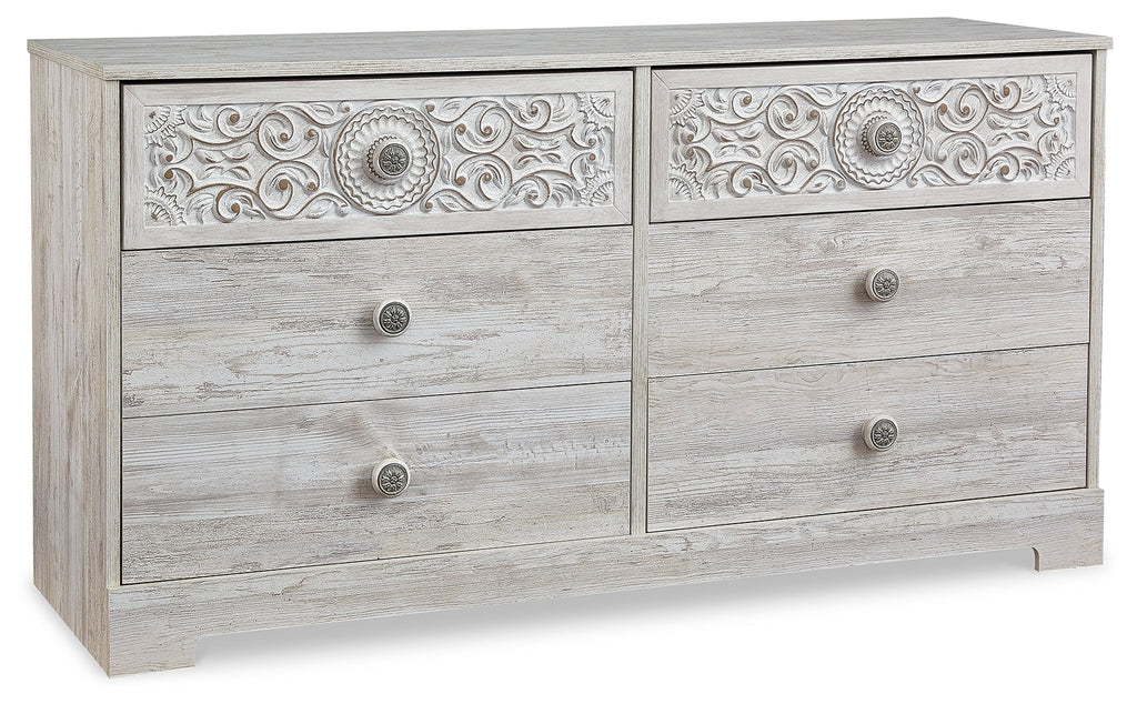 Paxberry Whitewash Dresser (28.78" H)